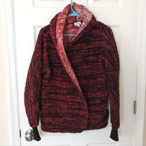 🎉 HOST PICK🎉Red & Black Sz. Small Teddy Bear Jacket, LuLaRoe